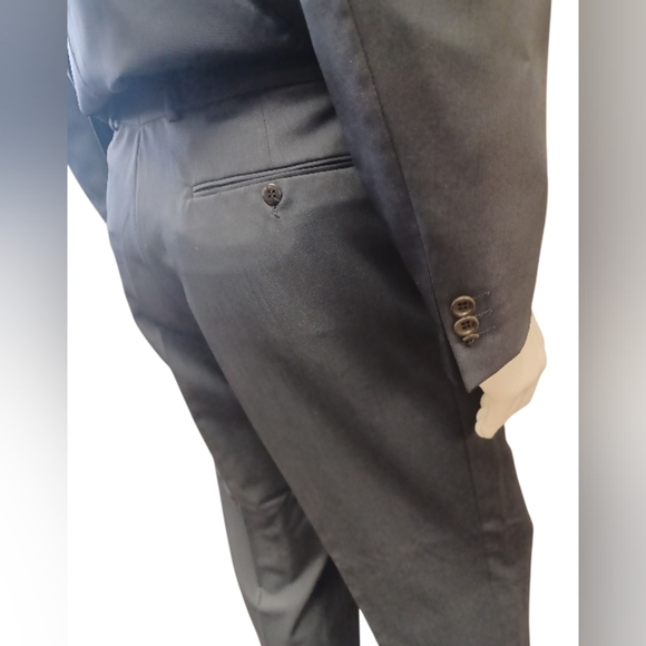 Hugo Boss Al Capone Chicago Suit Wool GUC Blue Vintage Size GR 50 - Picture 5 of 15